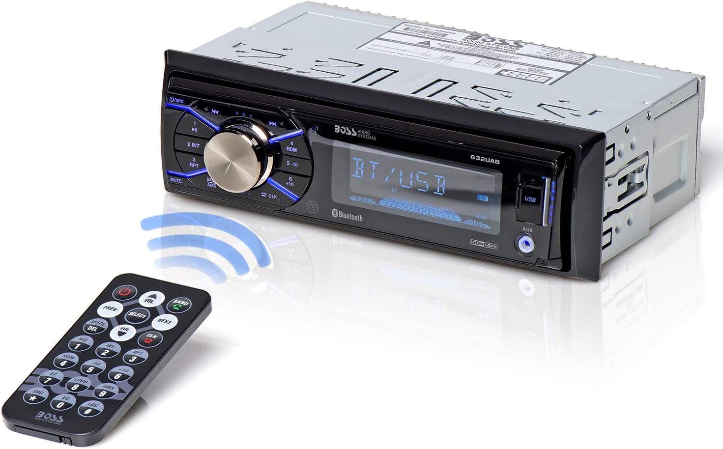 BOSS Audio Systems 632UAB Car Stereo with Bluetooth and USB