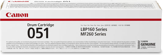 Canon Genuine 051 Black Drum Cartridge for LBP162dw and MF260