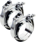 4 inch V Band Clamp - Quick Release 2-Pack for 4in Exhaust