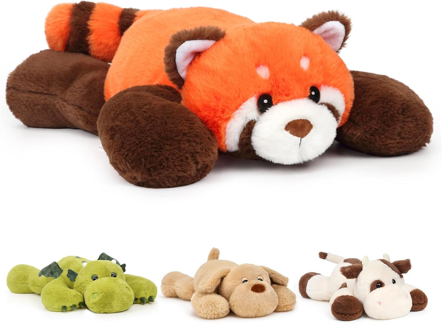 Weighted Red Panda Stuffed Animal for Stress Relief and Comfort