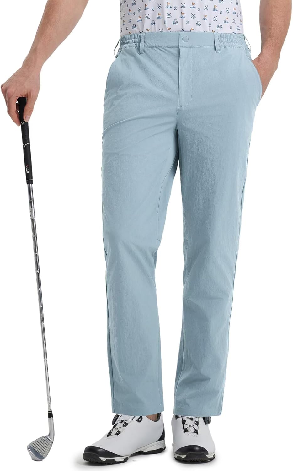 M MAELREG Mens Golf Pants - Lightweight Water-Resistant Design