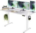 Claiks Electric Standing Desk 63x24 in - Adjustable Sit Stand Desk