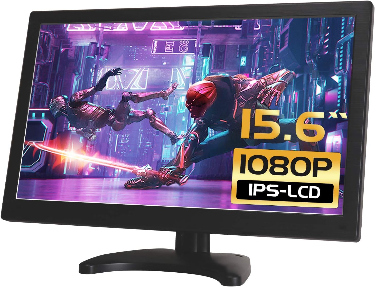 WHOLEV 15.6 FHD Security Monitor - Remote AV HDMI