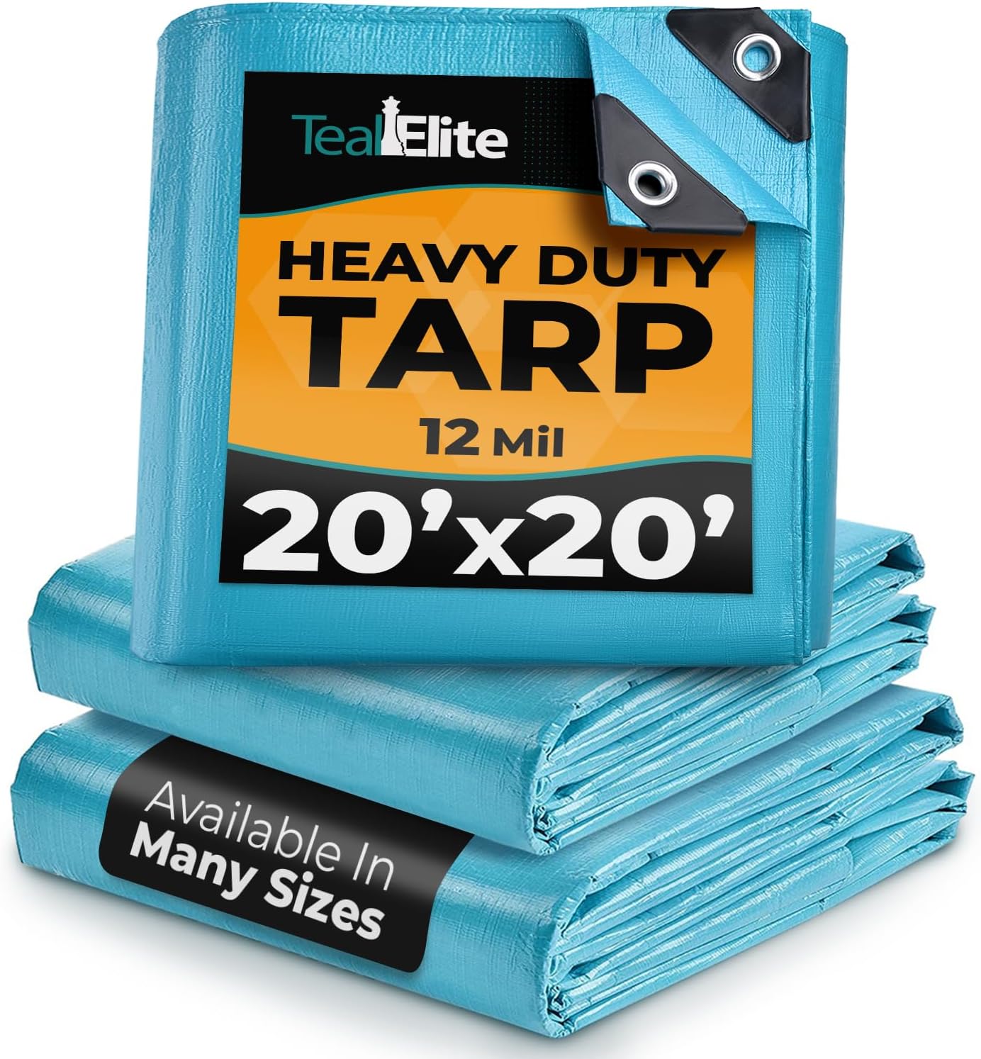 Heavy Duty Waterproof Tarps 20x20 for Camping and Outdoor Use