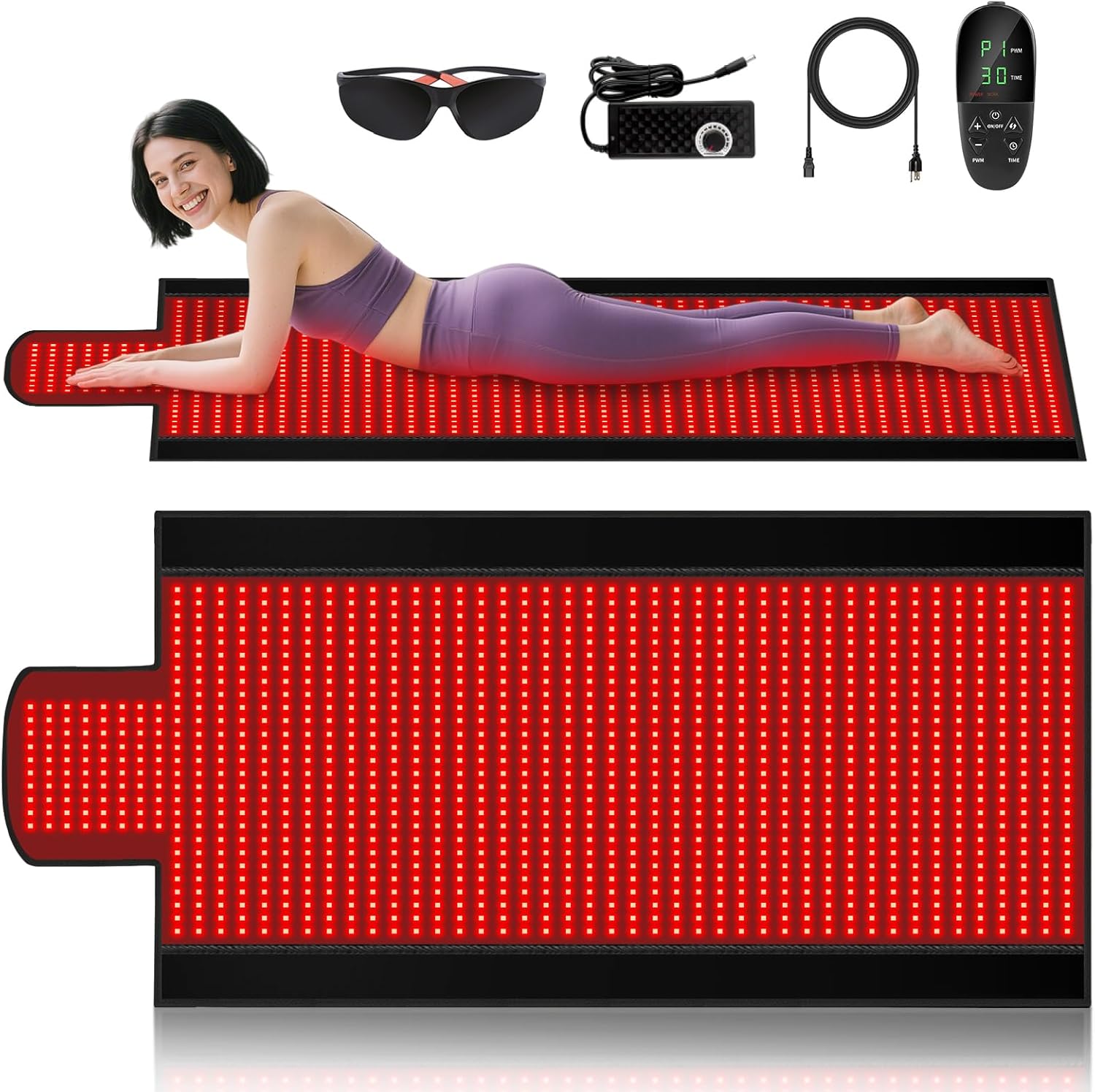Body Red Light Therapy Mat for Full-Body Relaxation at Home