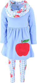 Unique Baby Girls Toddler 3pc Outfit Set - Soft Tunic, Leggings