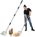 Chicken Poop Scooper 2-in-1 Rake & Sifter - Adjustable Handle