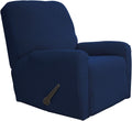 Easy-Going Recliner Stretch Sofa Slipcover 4-Piece - Soft Navy Fit
