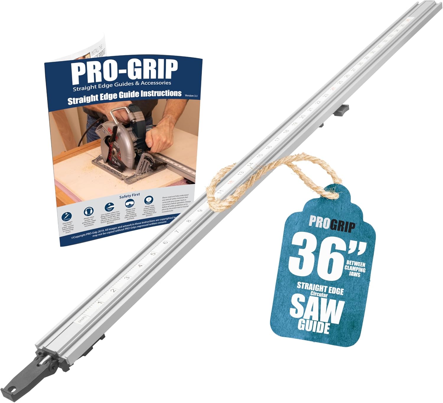 ProGrip Straight Edge Clamp for Precision Cutting of Plywood