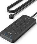 Anker 12 Outlet Surge Protector Power Strip: Fast Charging for iPhone 15