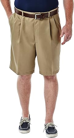 Haggar Men's Cool 18 Pleat Front Expandable Waist Short Review