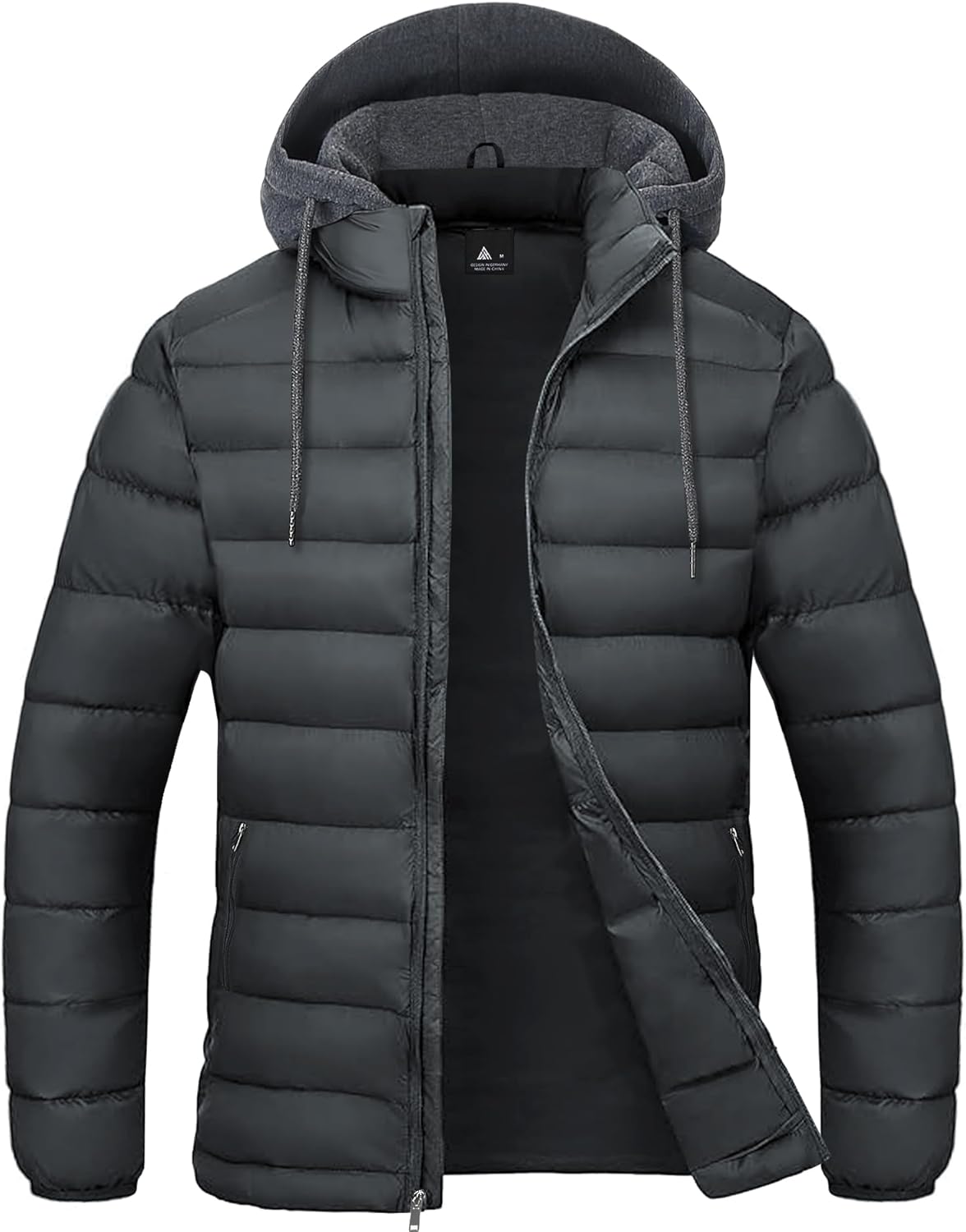 SWISSWELL Mens Puffer Jacket - Lightweight Winter Outerwear
