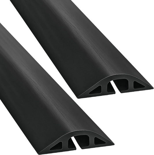 Electriduct D-2 Rubber Duct Cord Cover for Safe Cable Management