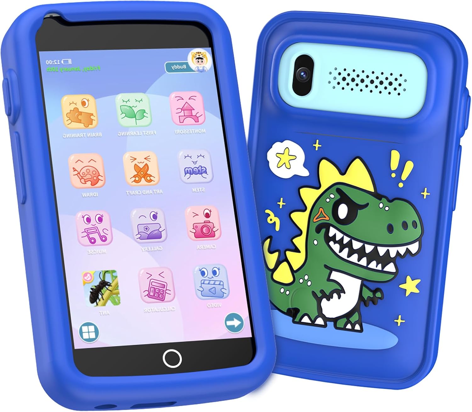 Kids Smart Phone Toy with Touchscreen for Boys Ages 3-12