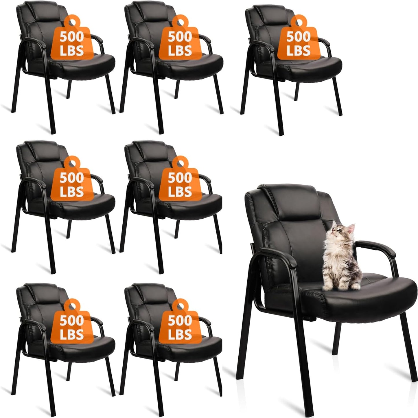 CLATINA Big & Tall Guest Chair for Office and Home Use