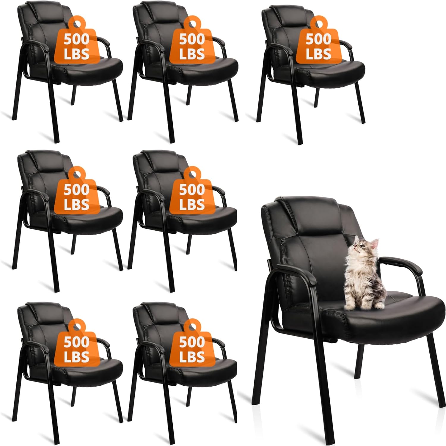 CLATINA Big & Tall Guest Chair for Office and Home Use