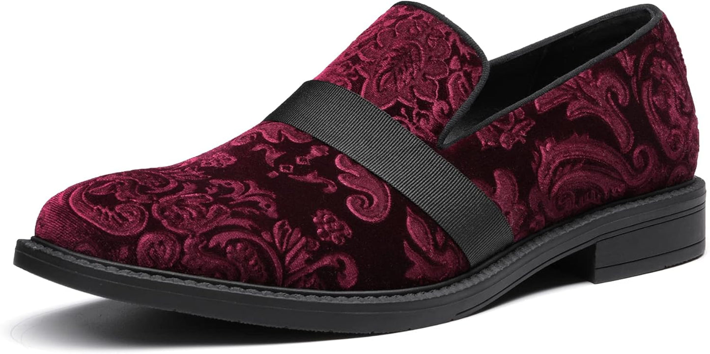 Bruno Marc Men's Dress Tuxedo Shoe Slip-on Classic Loafers