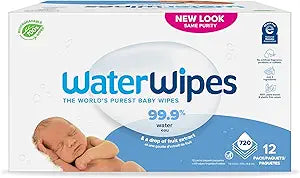 WaterWipes Plastic-Free Original Baby Wipes for Sensitive Skin