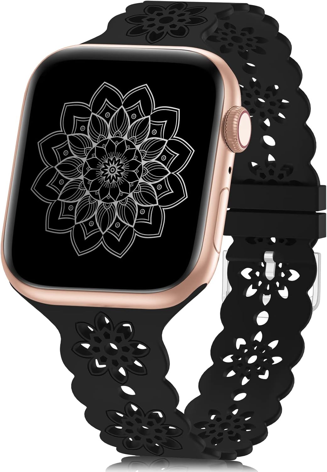 Ultra Slim Floral Silicone Apple Watch Bands for All Sizes | Wewatri