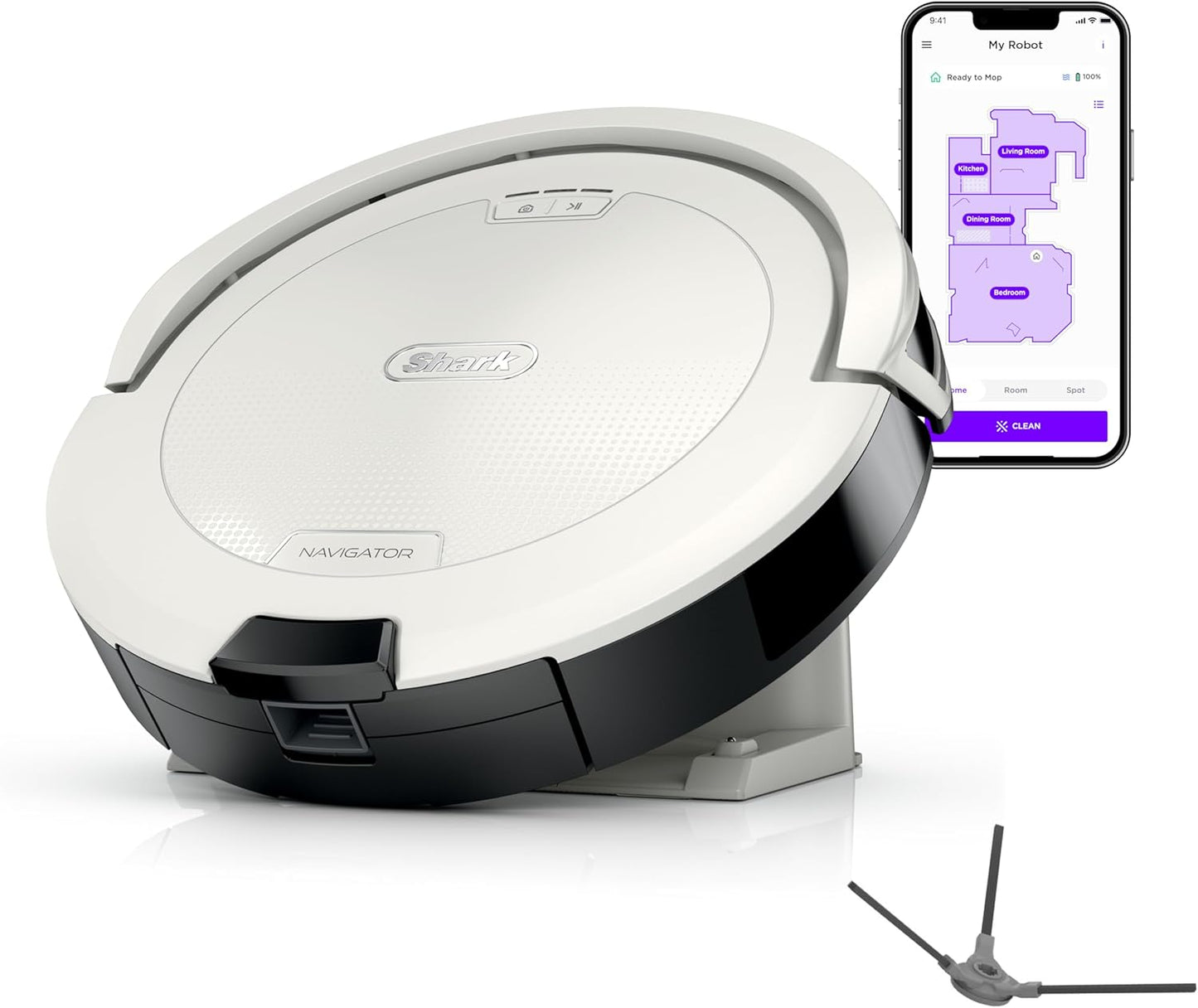 Shark Navigator Robot Vacuum with SmartPath Navigation Features
