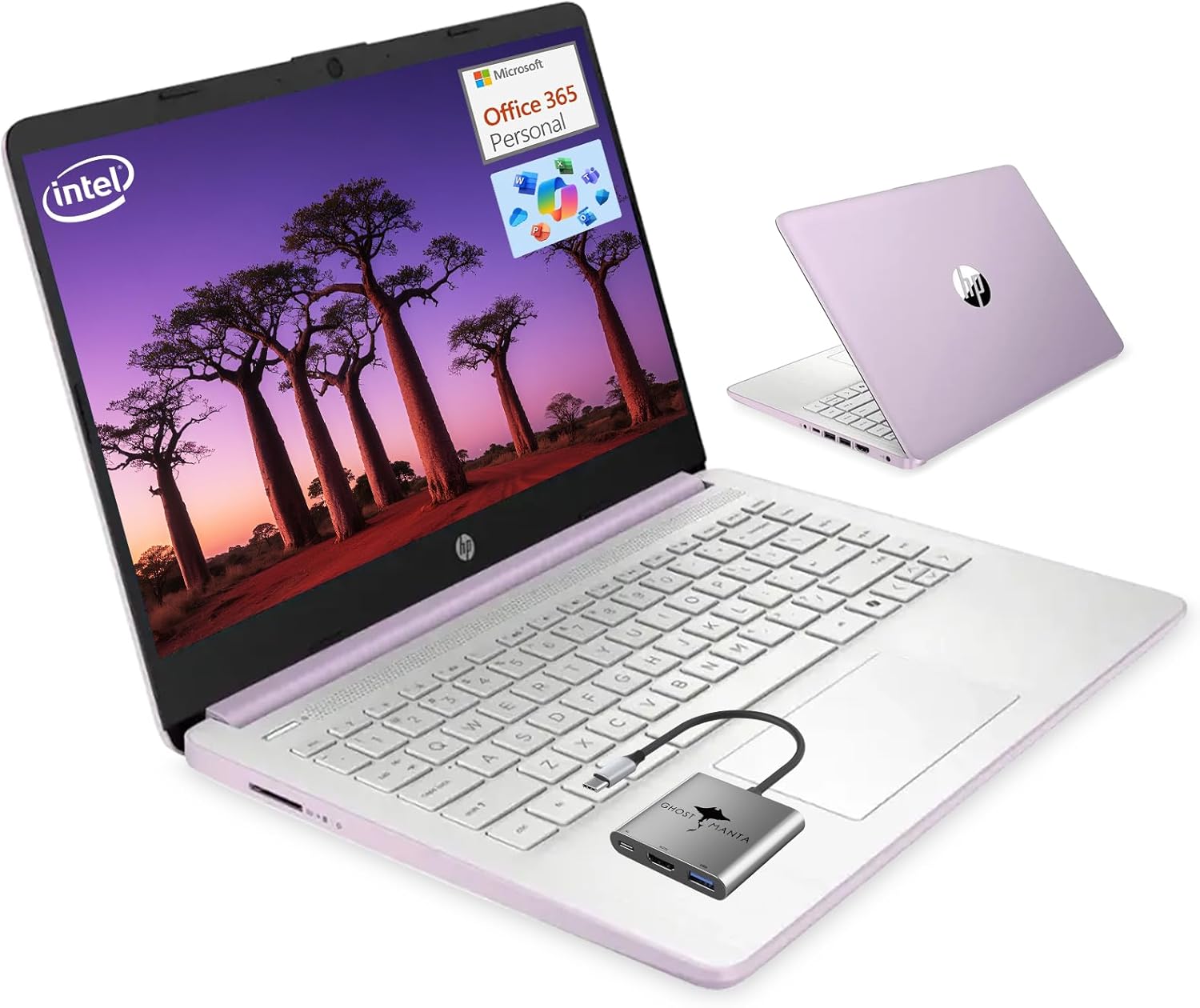 HP 14 Student Laptop with Quad-Core Processor for School