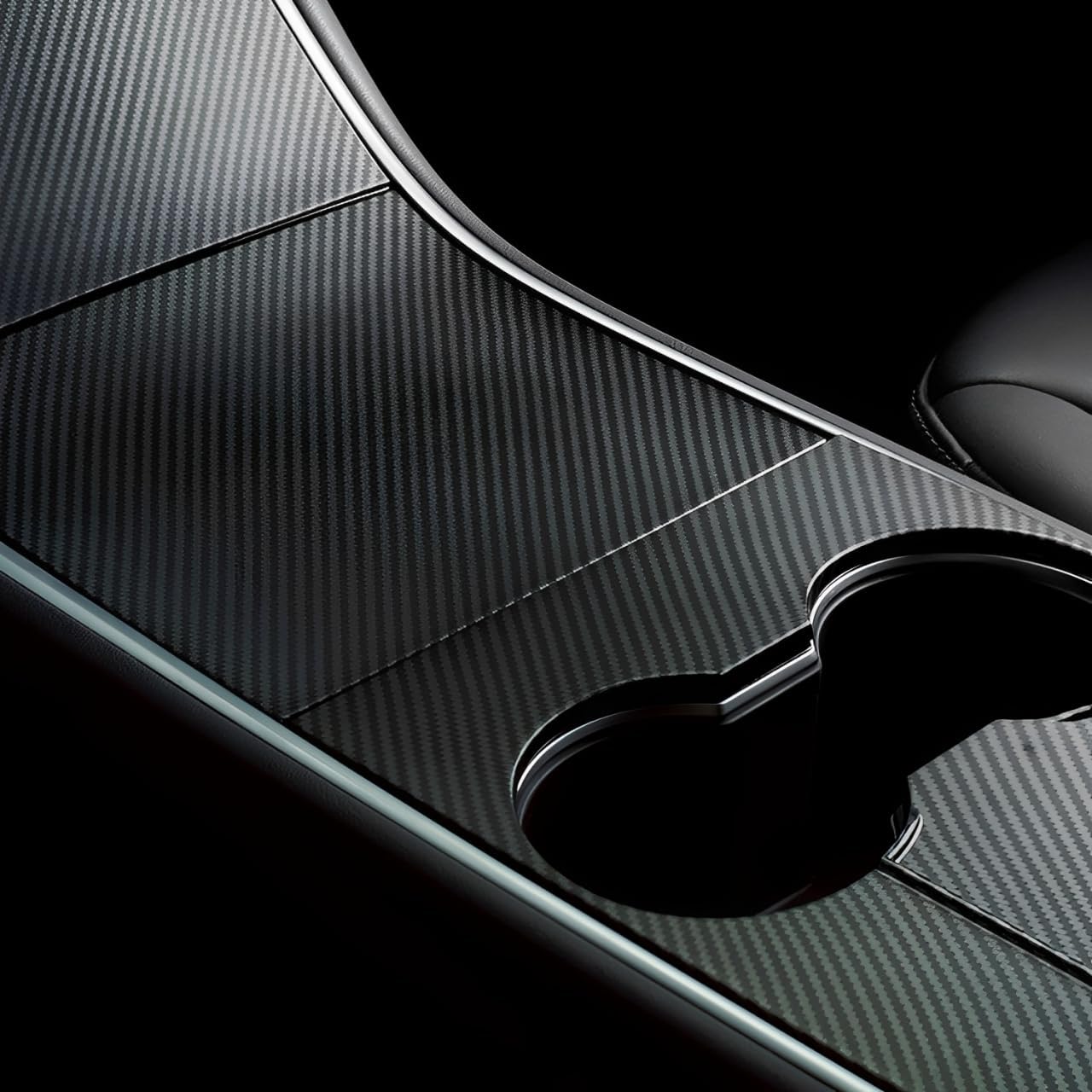 Nestour Center Console Wrap Cover Kit for Tesla Model 3 and Y
