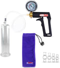 LeLuv Penis Pump Maxi Black Handle Bundle - Durable 9in Cylinder