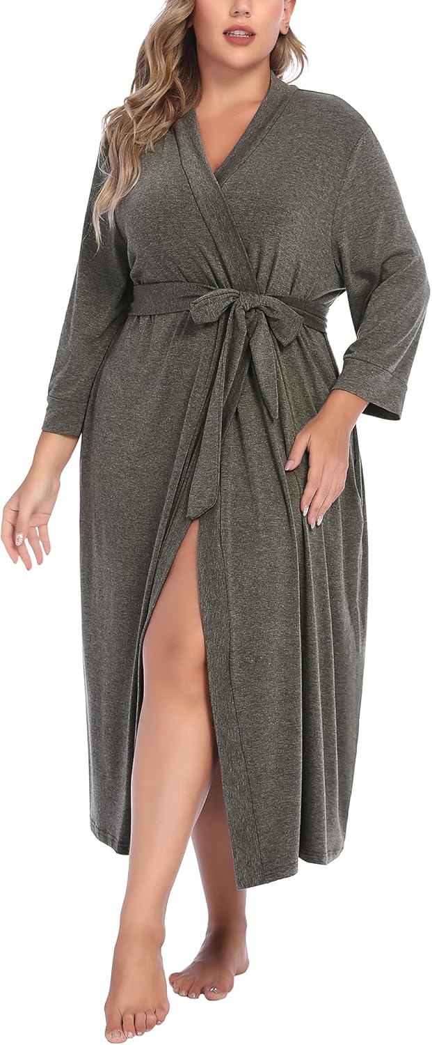 IN'VOLAND Womens Plus Size Kimono Robes for Ultimate Comfort