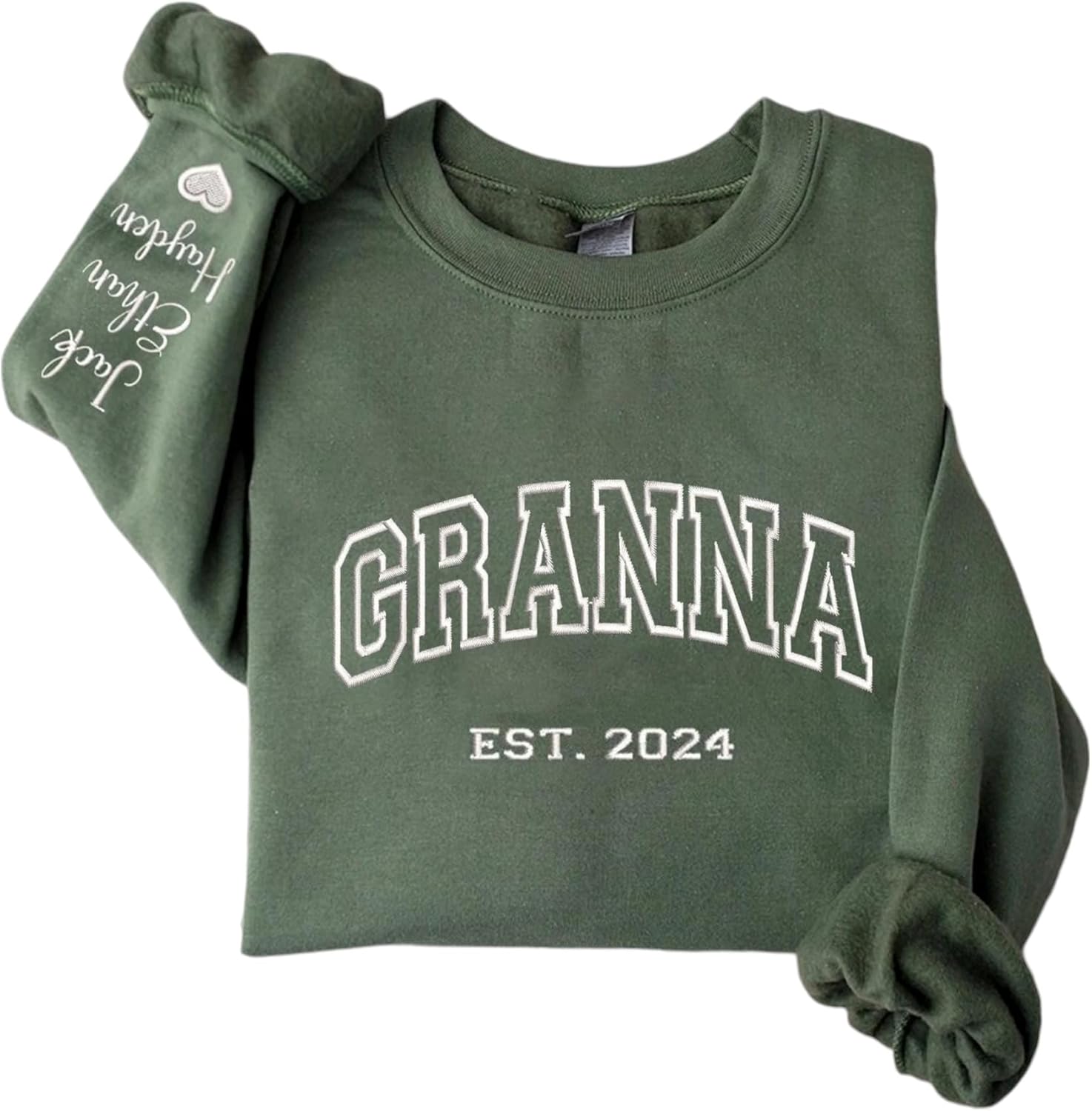 Custom Grandma Sweatshirt with Kids' Names - Heartfelt Mother's Day Gift!