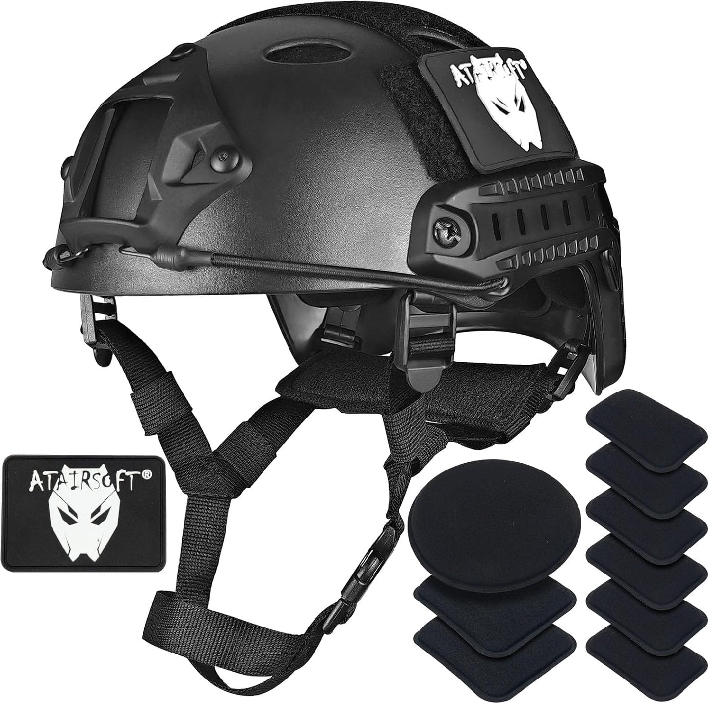 ATAIRSOFT PJ Type Tactical Paintball Airsoft Fast Helmet Review