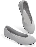 Women's Knit Ballet Flats - Comfortable Everyday Dress Flats