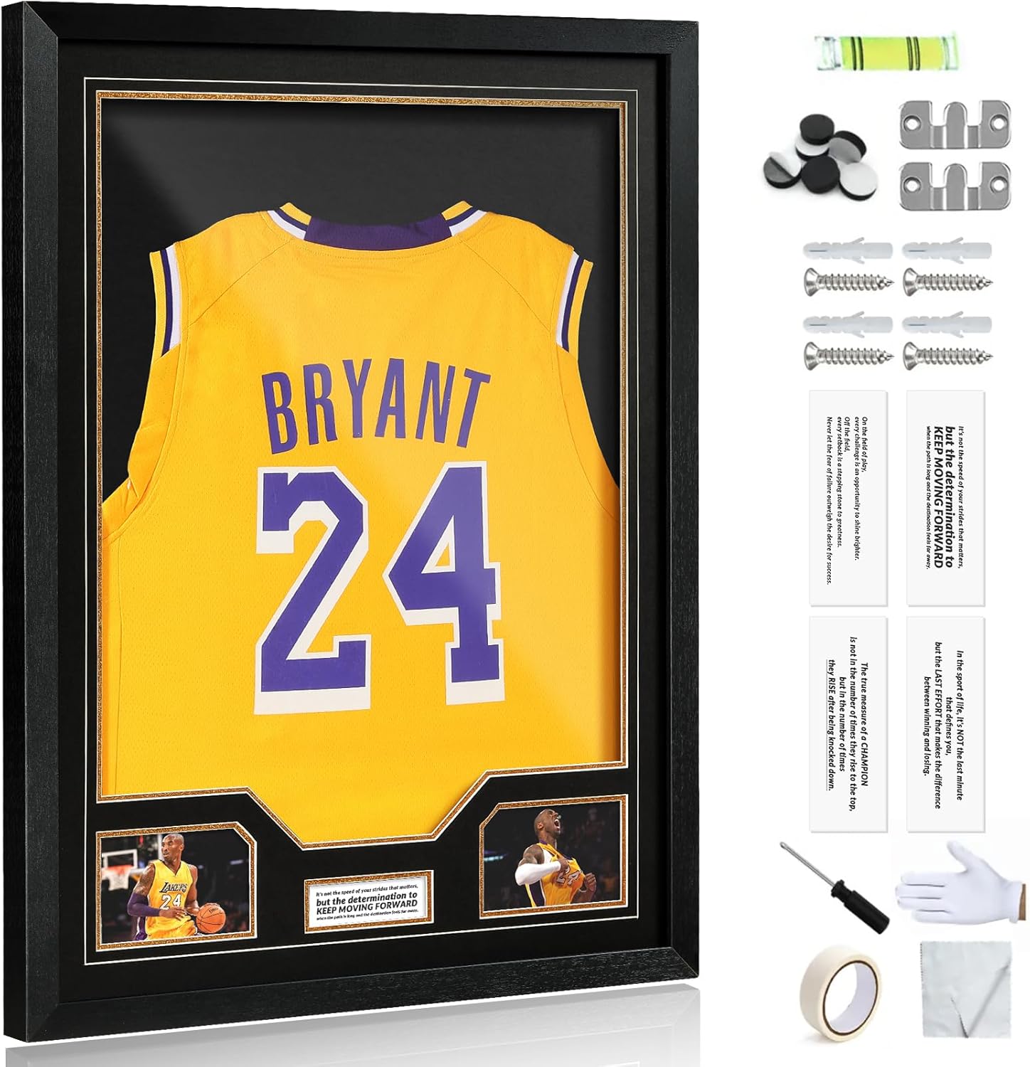 JupDec Jersey Frame Display Case for Sports Memorabilia Showcase
