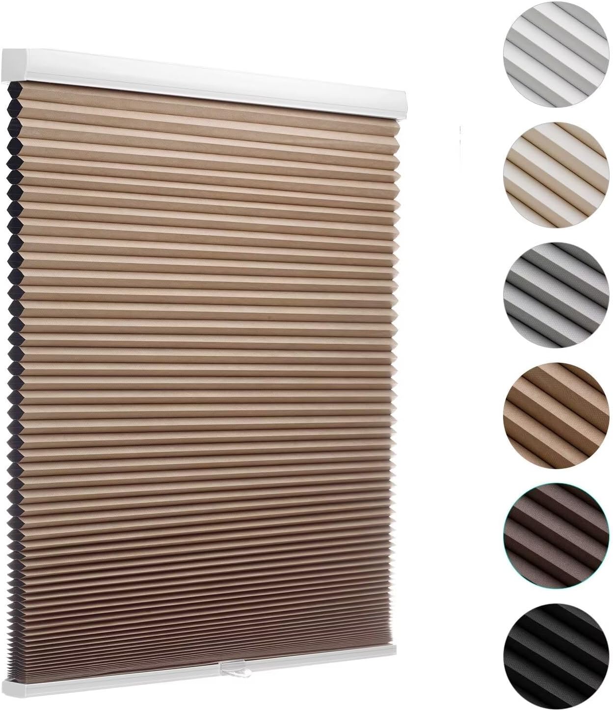 MYshade Blackout Cordless Cellular Shades for Room Darkening