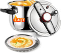 Pressure Cooker 7.4 QT Stainless Steel Pressure Canner - Fast, Safe