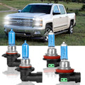 Fit for Chevrolet Silverado 1500 2500 3500 Halogen Headlight Bulbs