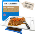 XL Meal Prep System Cutting Board - Large Carving Board with Juice
