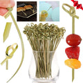 Bamboo Cocktail Picks - Elegant Party Essential