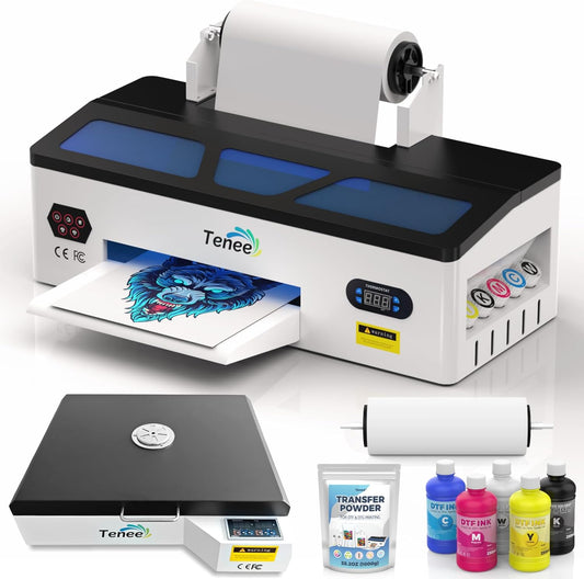 DTF Printer Bundle: DIY T-Shirt & Hoodie Printing Kit