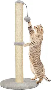 Kazura 29 in Tall Cat Scratching Post for Kittens and Adults