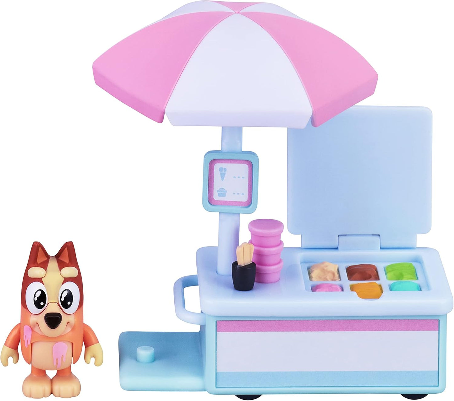 Bluey S6 Ice Cream Cart - Fun Vehicle Playset
