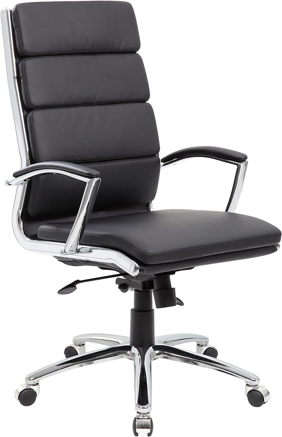 Boss CaressoftPlus Executive Chair - Chrome Finish
