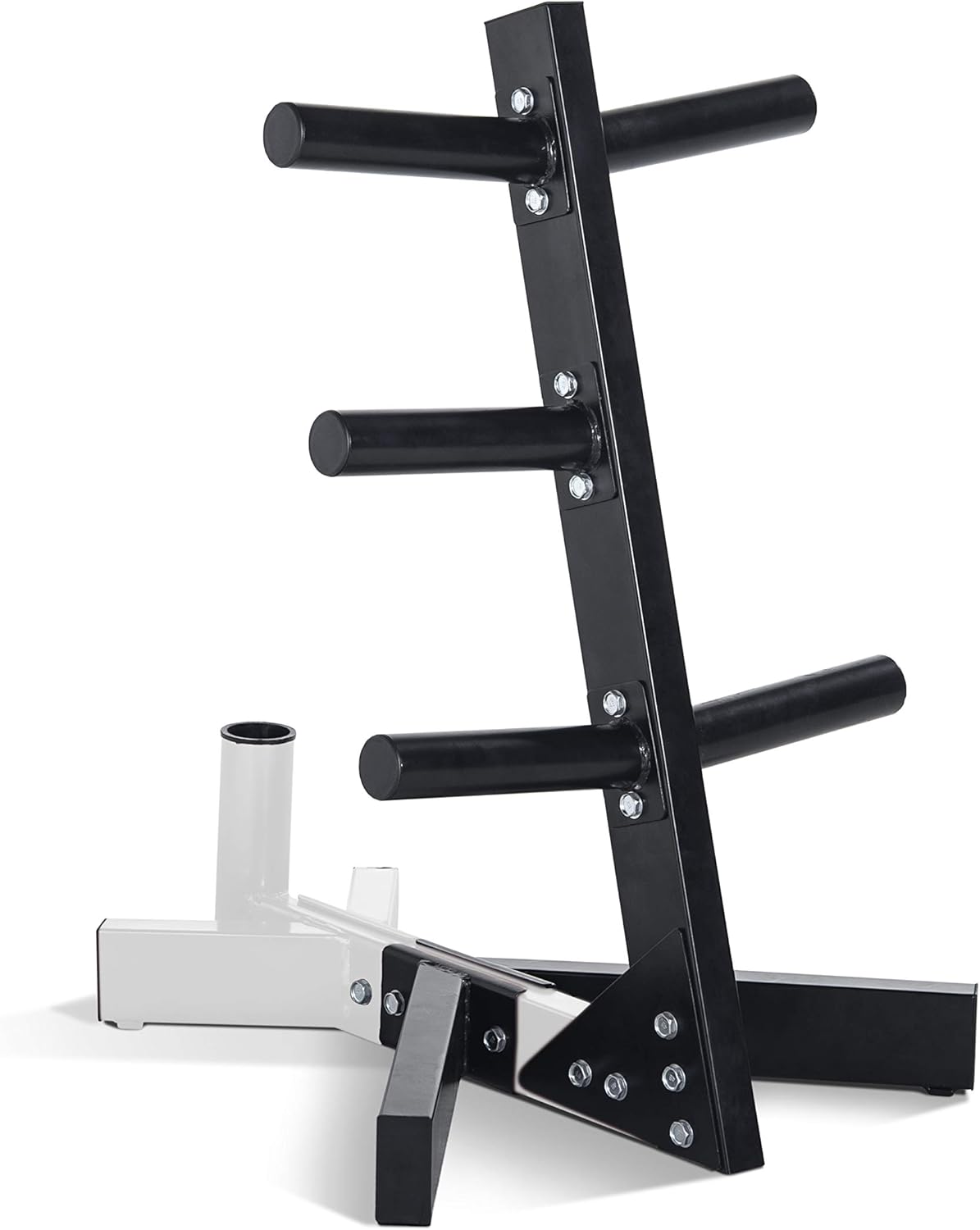 CAP Barbell Olympic Plate Tree Storage Rack for Home Gym