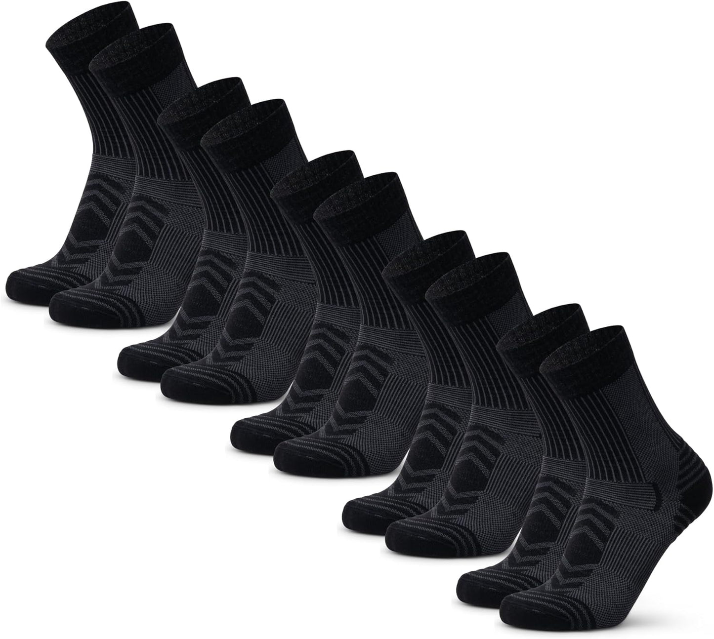 DANISH ENDURANCE Light Hiking Socks for Comfort and Performance