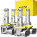 AUXITO 9005 H11 Fog Light Bulbs 6500K Cool White - Bright Upgrade