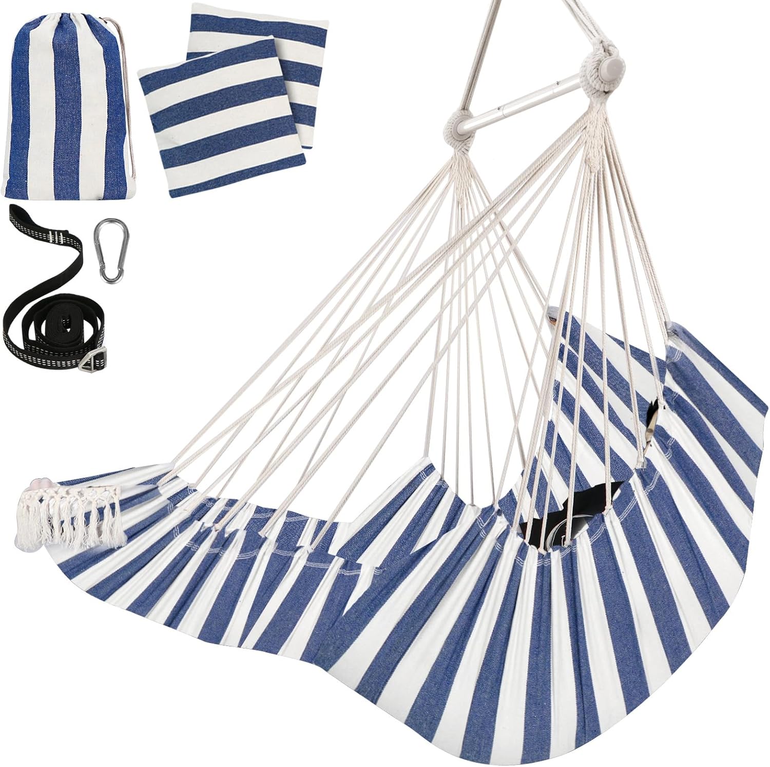 Chihee Hammock Chair with Foot Rest and Cushions for Comfort