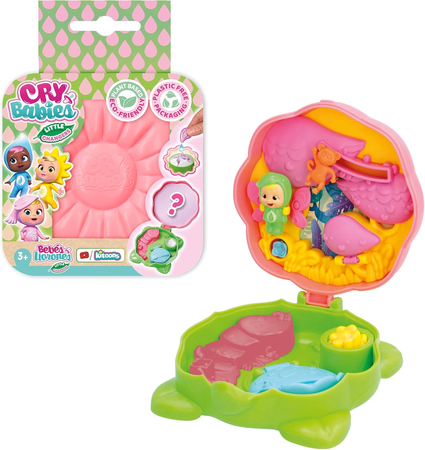 Eco-Friendly Cry Babies Mini Playset for Ages 3+
