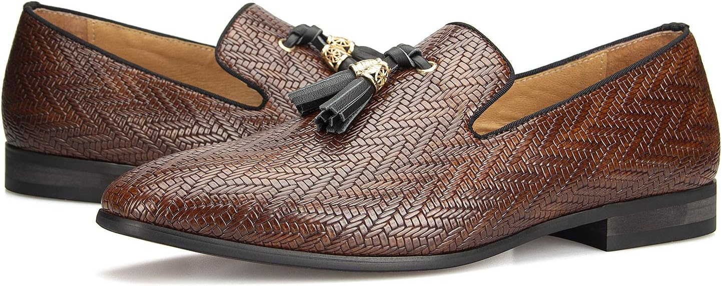 Stylish Meijiana Mens Loafers for Weddings and Formal Events