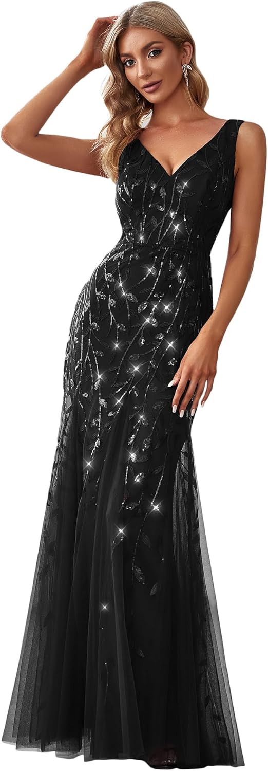 Stunning Sequin Tulle Mermaid Evening Dress for Every Occasion