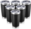 20 oz Tumblers Bulk Stainless Steel Tumbler with Lid - 6 Pack