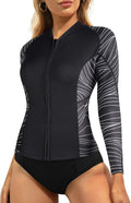 CtriLady Wetsuit Top for Women - Long Sleeve Neoprene Jacket